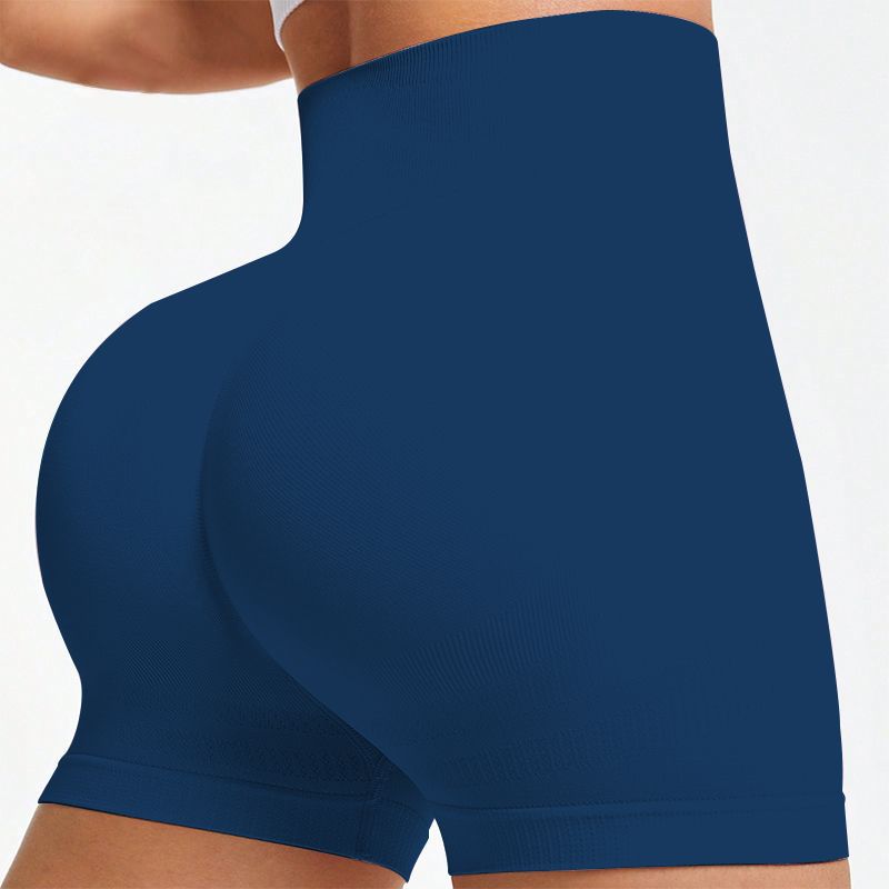 Seamless Knitted Fitness Peach-Shape 3/4-Length Leggings